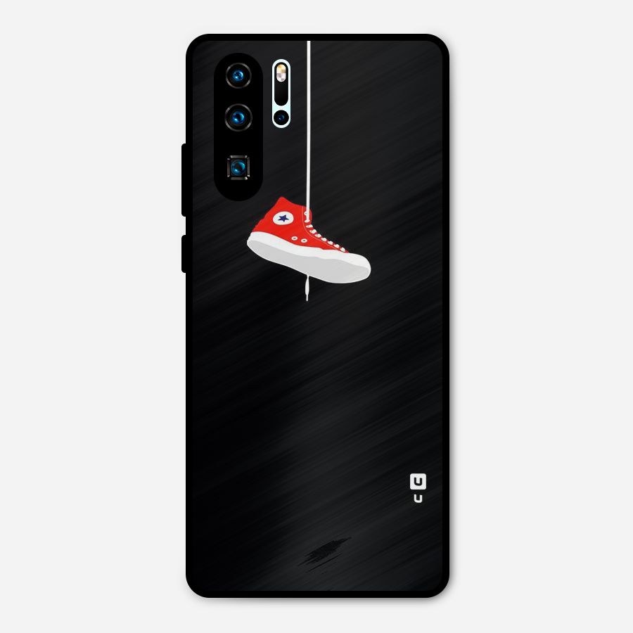 Red Shoe Hanging Metal Back Case for Huawei P30 Pro