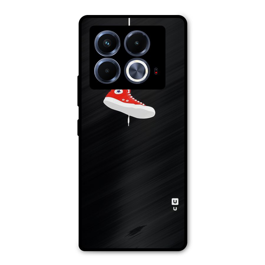 Red Shoe Hanging Metal Back Case for Infinix Note 40 5G