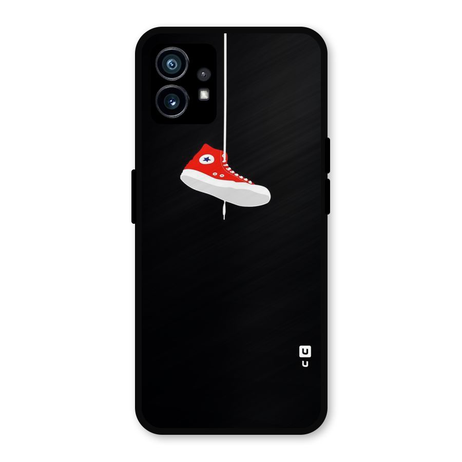 Red Shoe Hanging Metal Back Case for Nothing Phone 1