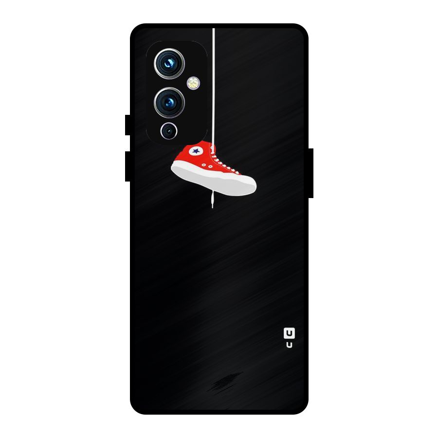 Red Shoe Hanging Metal Back Case for OnePlus 9