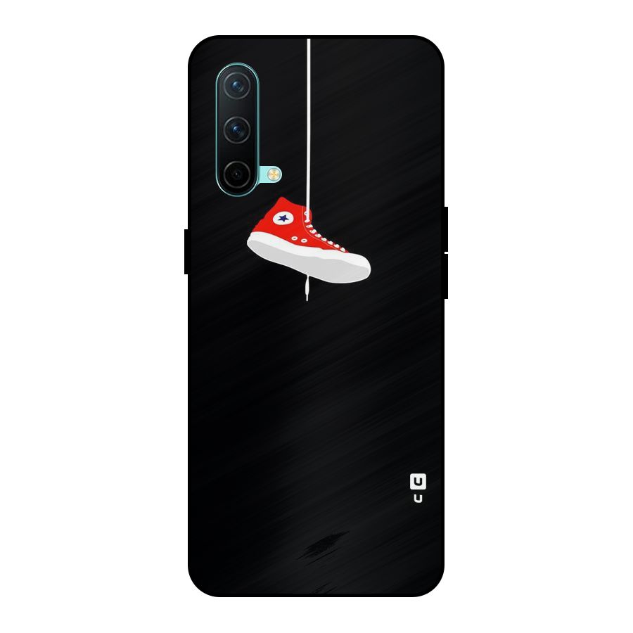 Red Shoe Hanging Metal Back Case for OnePlus Nord CE 5G