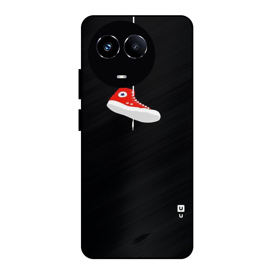 Red Shoe Hanging Metal Back Case for Realme 11 5G