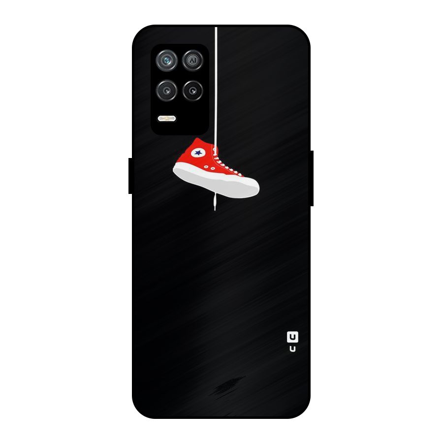 Red Shoe Hanging Metal Back Case for Realme 8s 5G