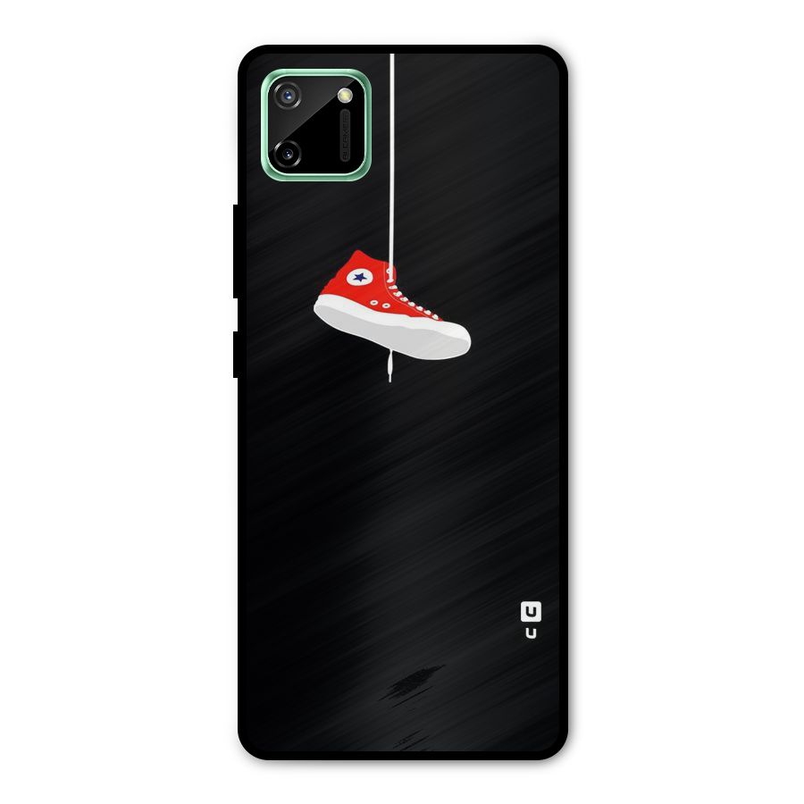 Red Shoe Hanging Metal Back Case for Realme C11
