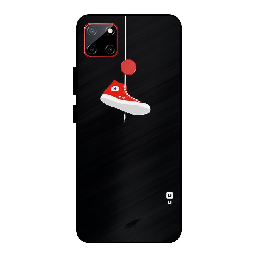 Red Shoe Hanging Metal Back Case for Realme C12
