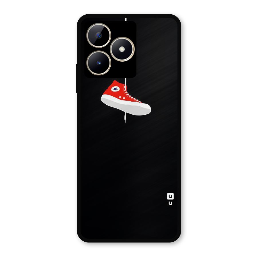 Red Shoe Hanging Metal Back Case for Realme C53