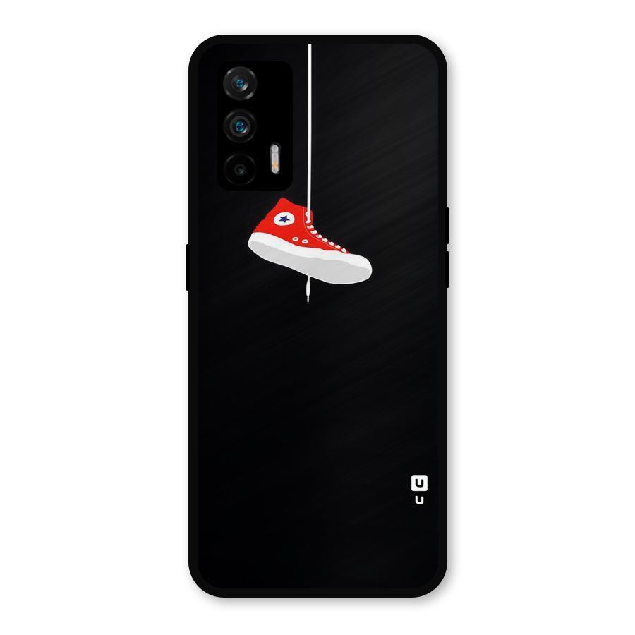 Red Shoe Hanging Metal Back Case for Realme GT 5G