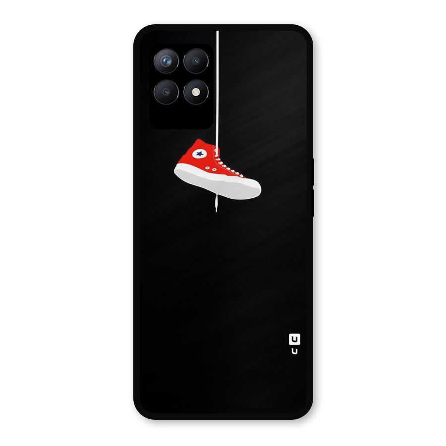 Red Shoe Hanging Metal Back Case for Realme Narzo 50