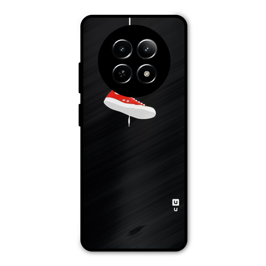 Red Shoe Hanging Metal Back Case for Realme Narzo 70x 5G