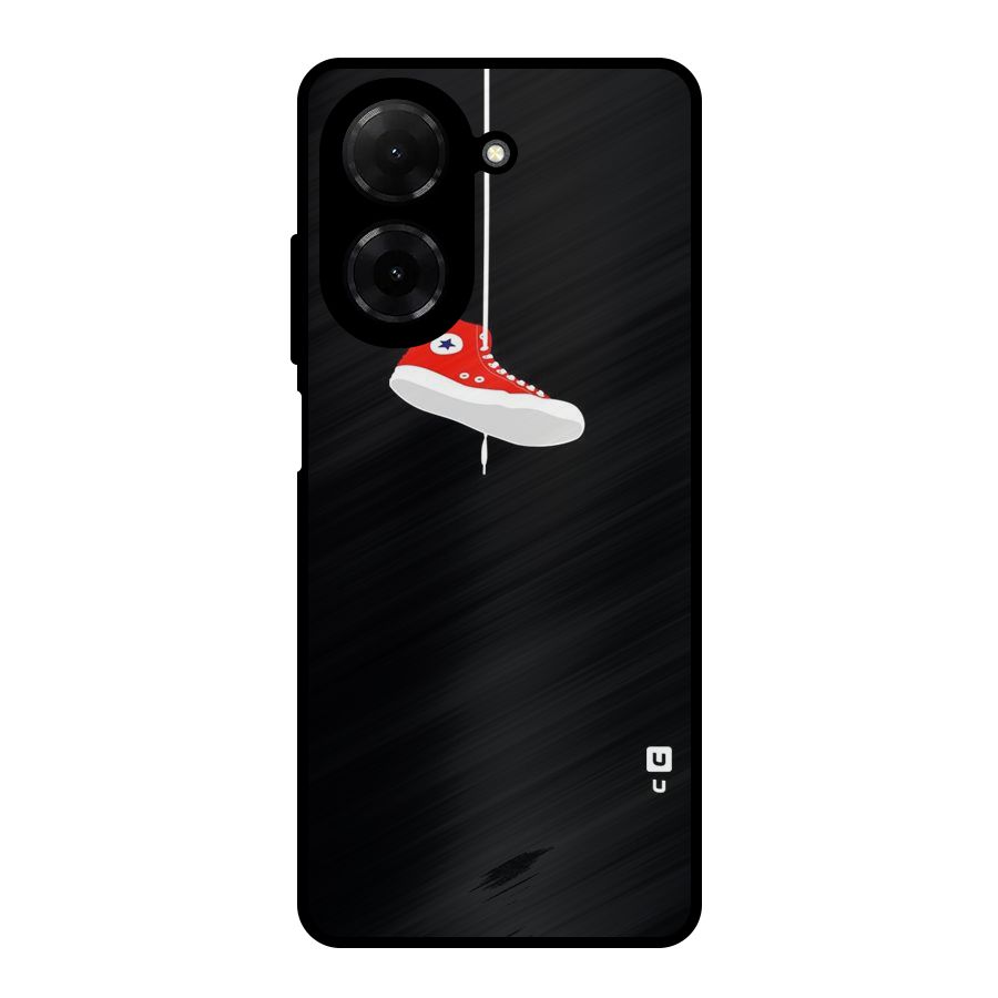 Red Shoe Hanging Metal Back Case for Redmi A5 4G