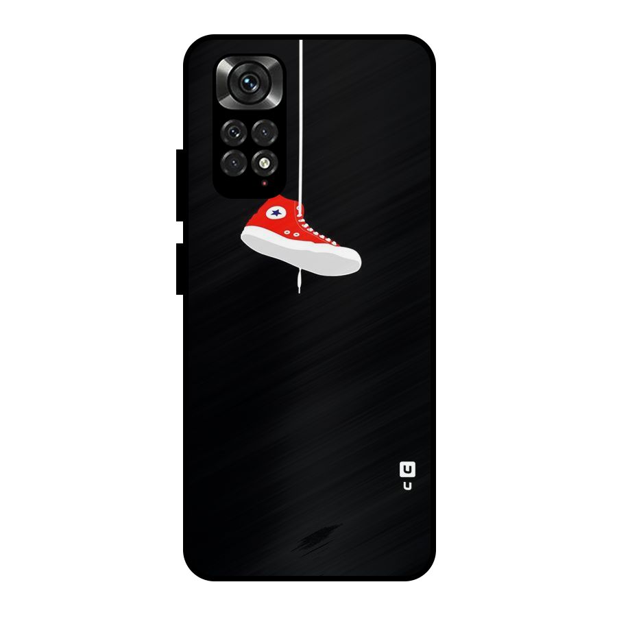 Red Shoe Hanging Metal Back Case for Redmi Note 11 Pro Plus 5G
