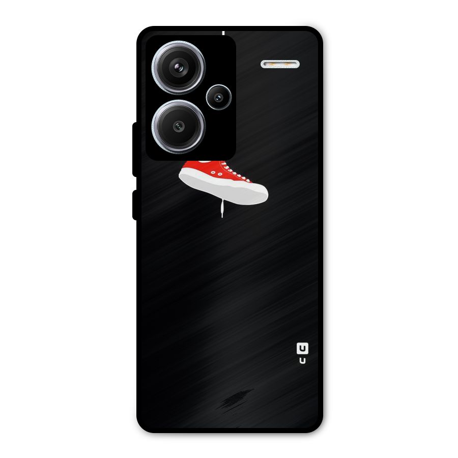 Red Shoe Hanging Metal Back Case for Redmi Note 13 Pro Plus