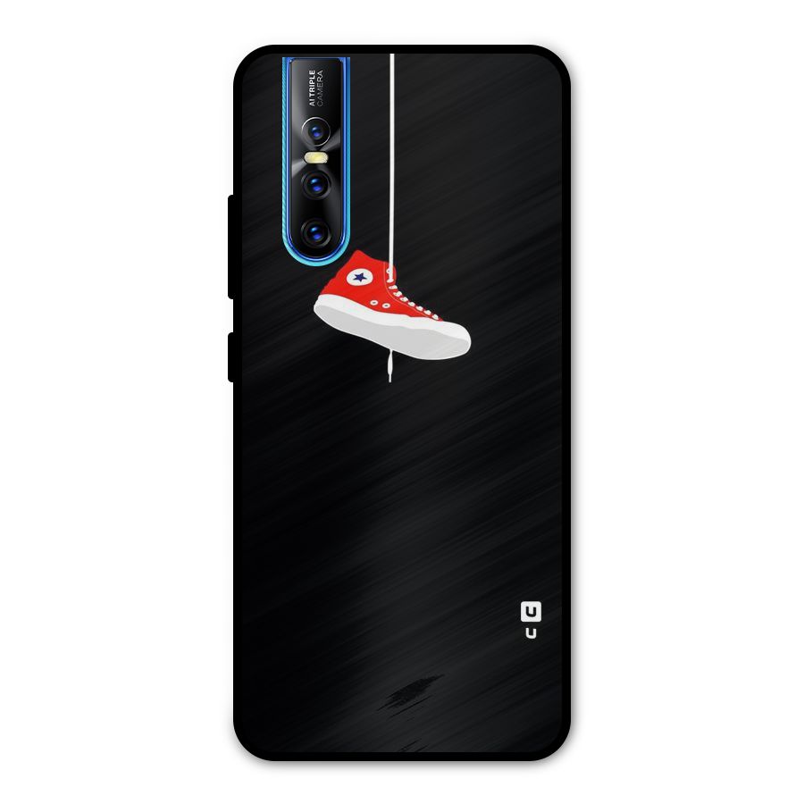 Red Shoe Hanging Metal Back Case for Vivo V15 Pro