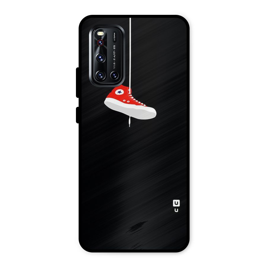 Red Shoe Hanging Metal Back Case for Vivo V19