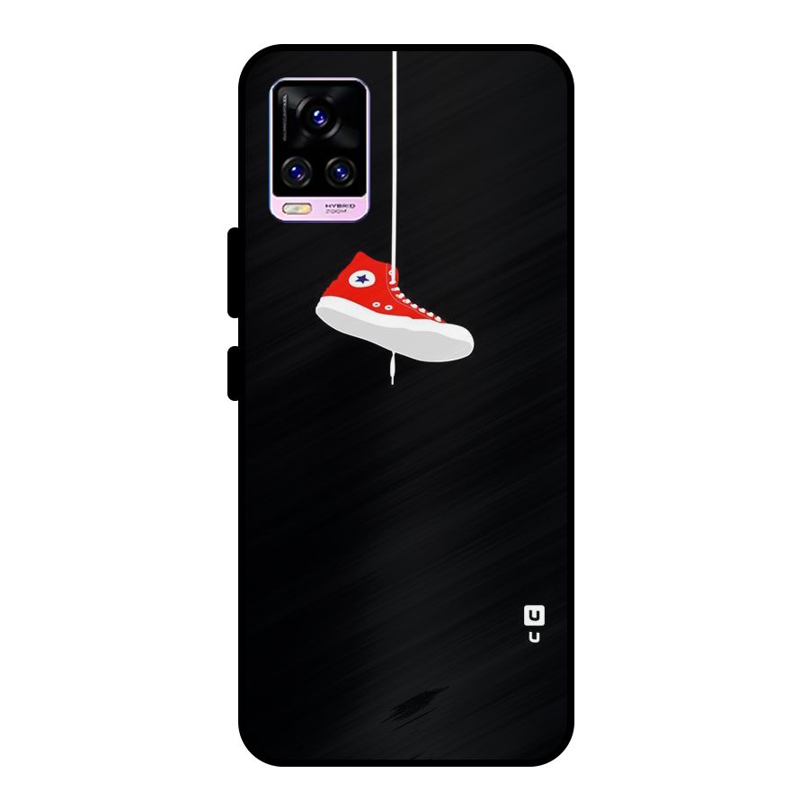 Red Shoe Hanging Metal Back Case for Vivo V20 Pro