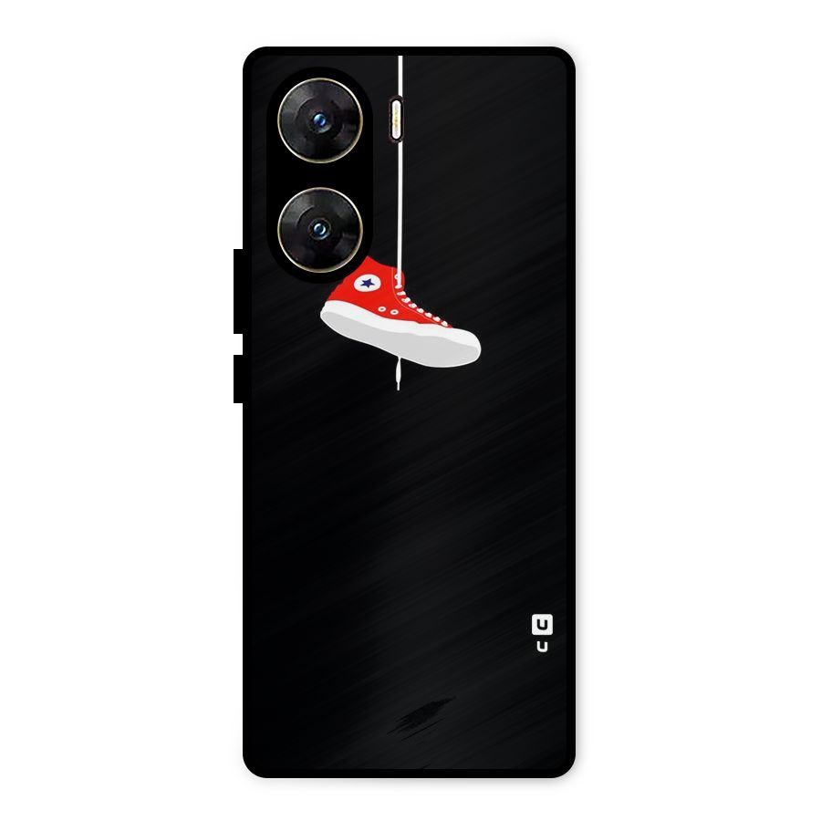 Red Shoe Hanging Metal Back Case for Vivo V29e