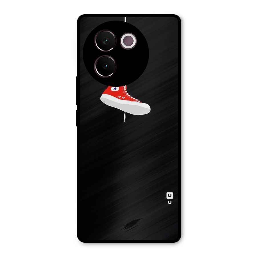 Red Shoe Hanging Metal Back Case for Vivo V30e