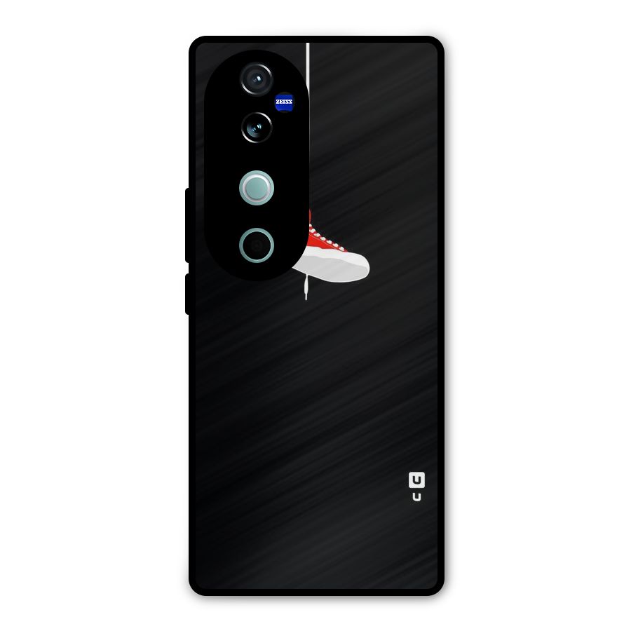 Red Shoe Hanging Metal Back Case for Vivo V40