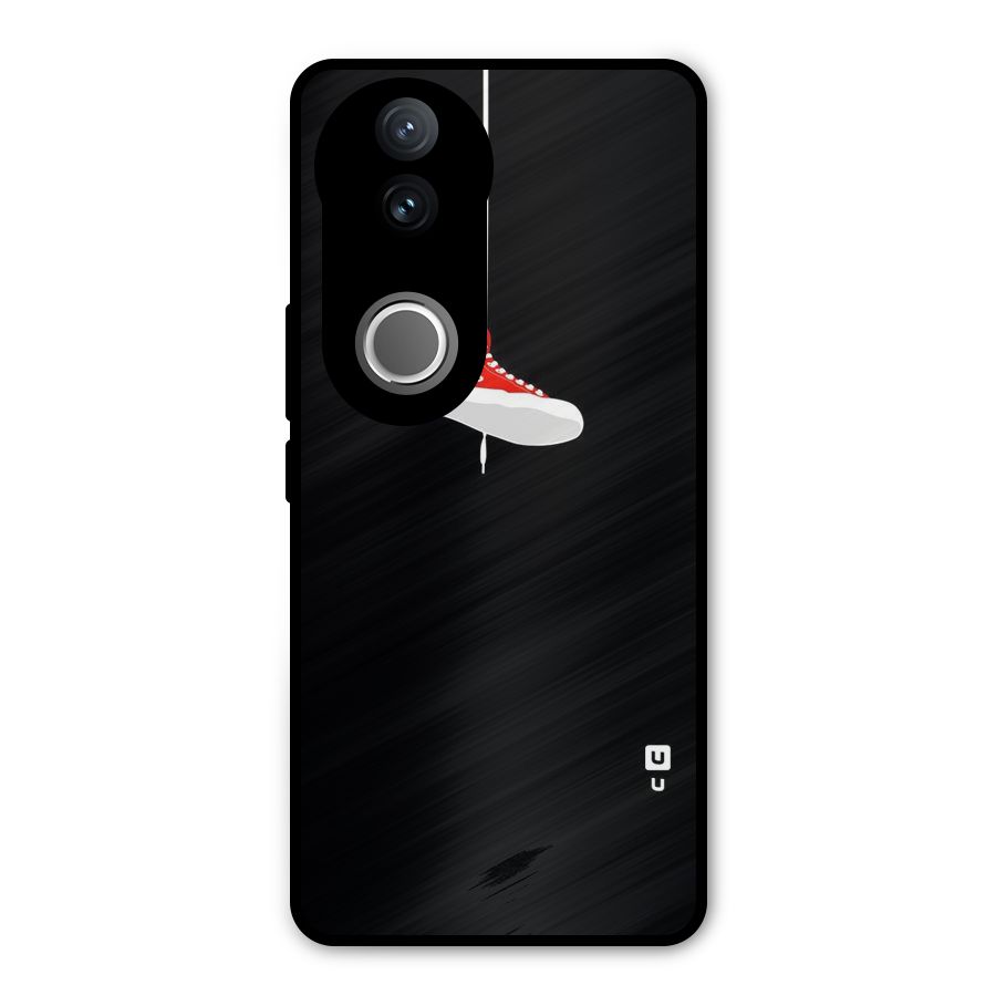 Red Shoe Hanging Metal Back Case for Vivo V50e