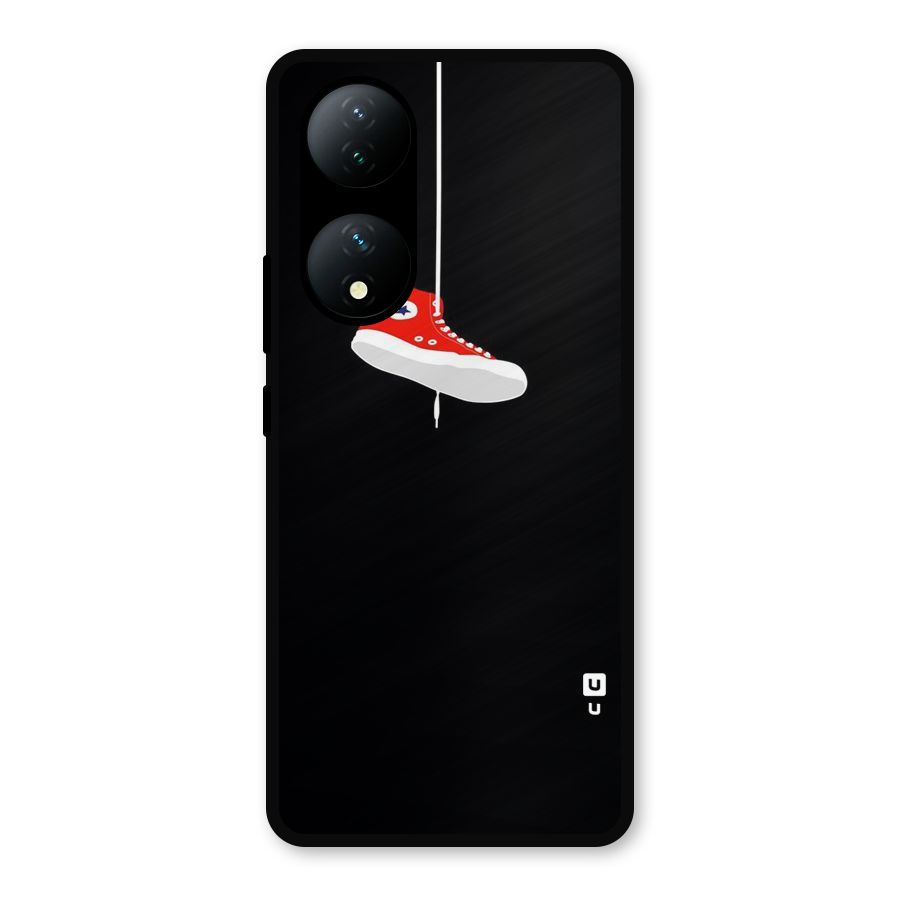 Red Shoe Hanging Metal Back Case for Vivo Y100a