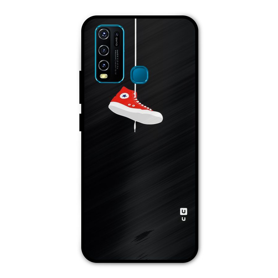 Red Shoe Hanging Metal Back Case for Vivo Y30
