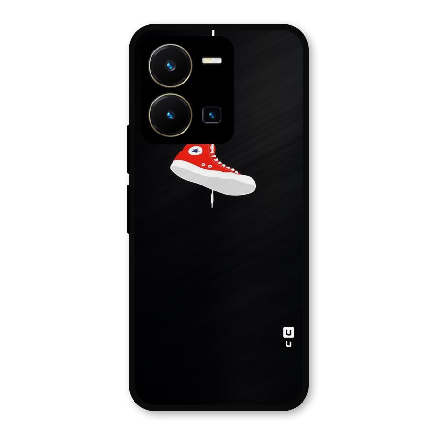 Red Shoe Hanging Metal Back Case for Vivo Y35