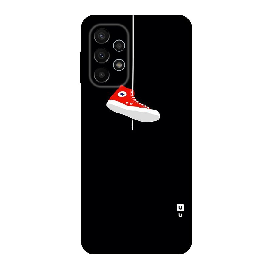 Red Shoe Hanging Original Polycarbonate Back Case for Galaxy A23