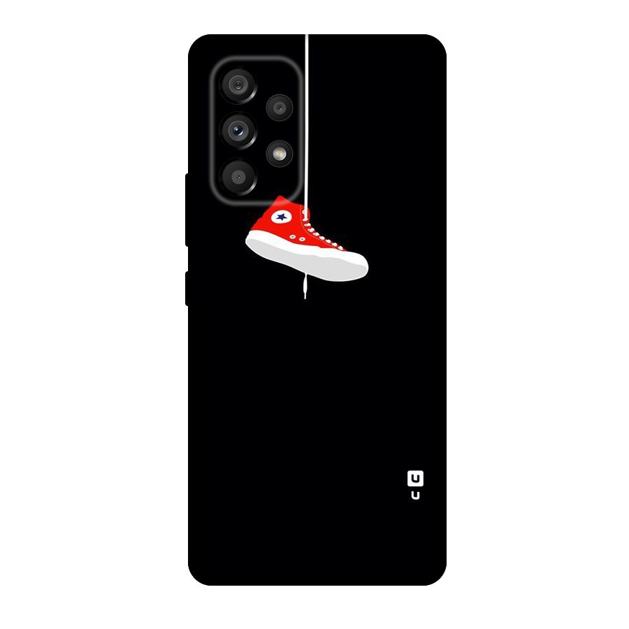 Red Shoe Hanging Original Polycarbonate Back Case for Galaxy A53 5G