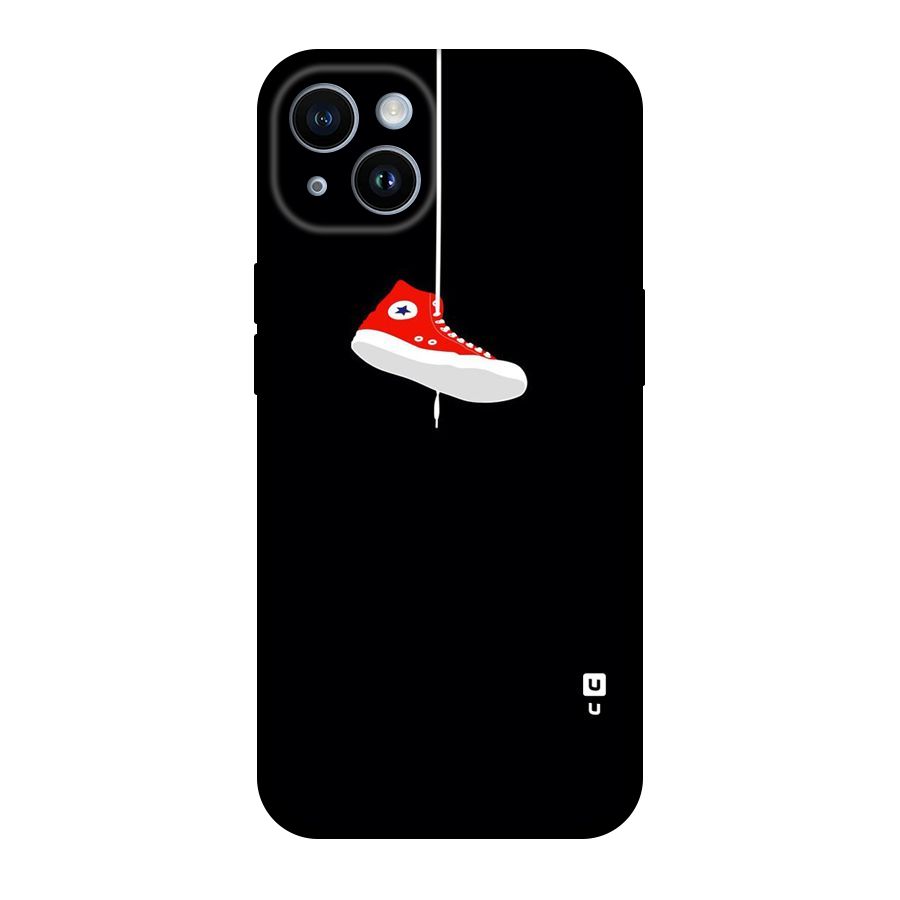 Red Shoe Hanging Original Polycarbonate Back Case for iPhone 14