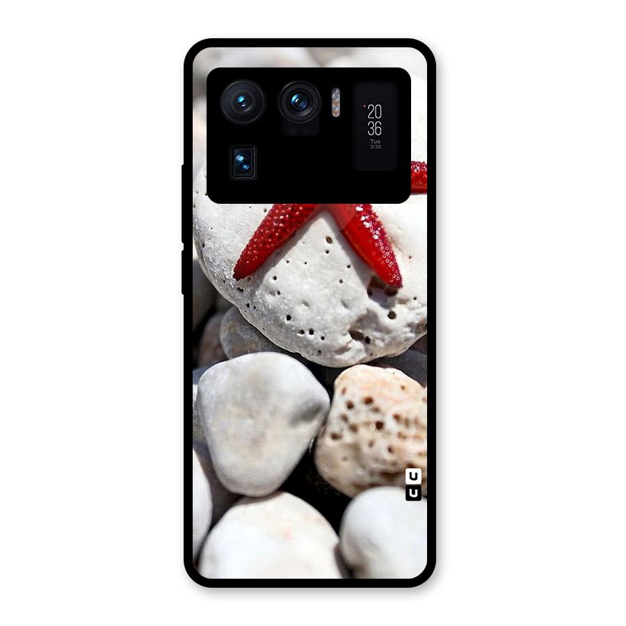 Red Star Fish Glass Back Case for Mi 11 Ultra