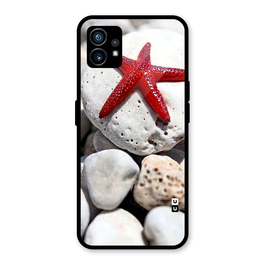 Red Star Fish Glass Back Case for Nothing Phone 1
