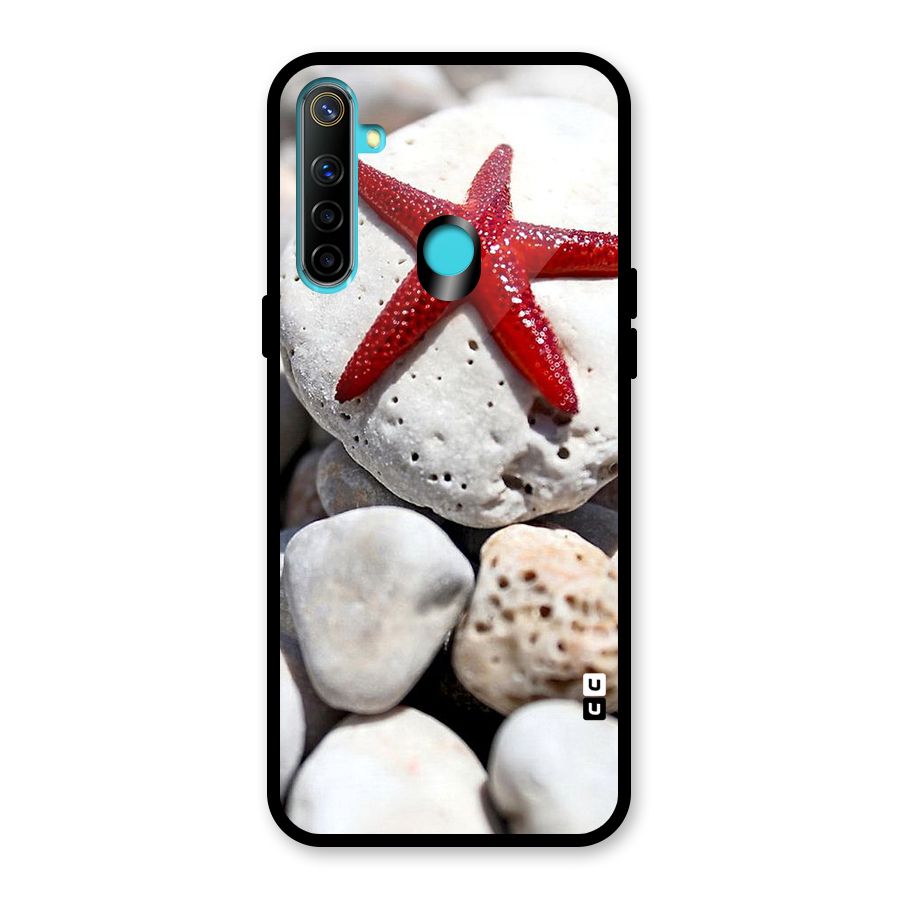 Red Star Fish Glass Back Case for Realme 5i