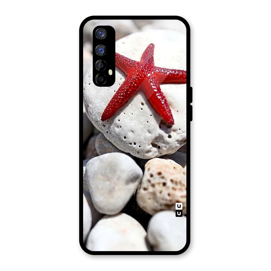 Red Star Fish Glass Back Case for Realme 7