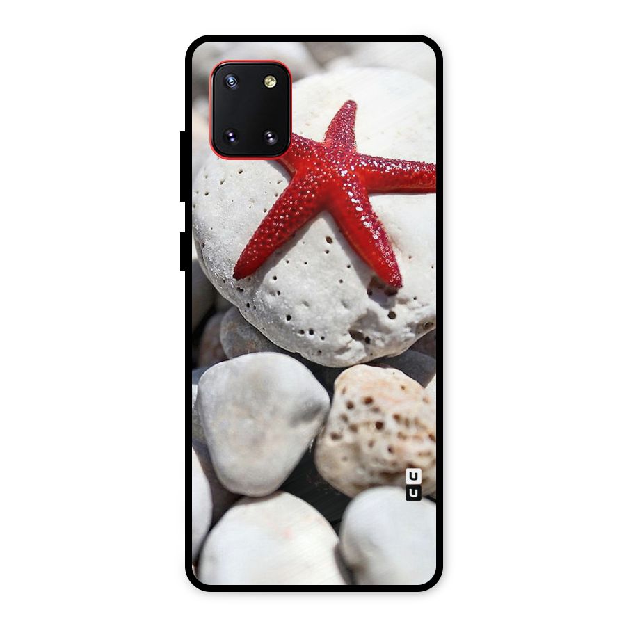 Red Star Fish Metal Back Case for Galaxy Note 10 Lite