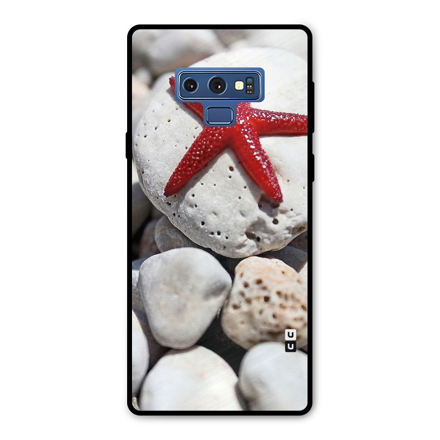 Red Star Fish Metal Back Case for Galaxy Note 9