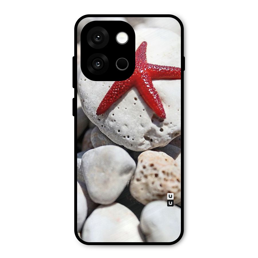 Red Star Fish Metal Back Case for OnePlus 13s