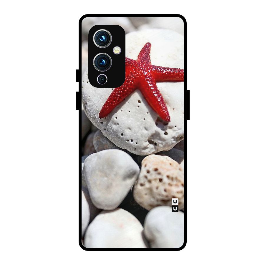 Red Star Fish Metal Back Case for OnePlus 9