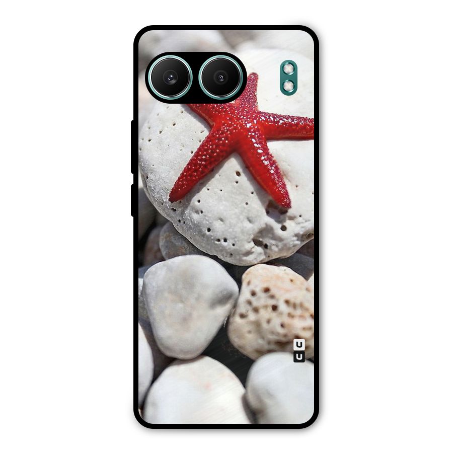Red Star Fish Metal Back Case for OnePlus Nord 4