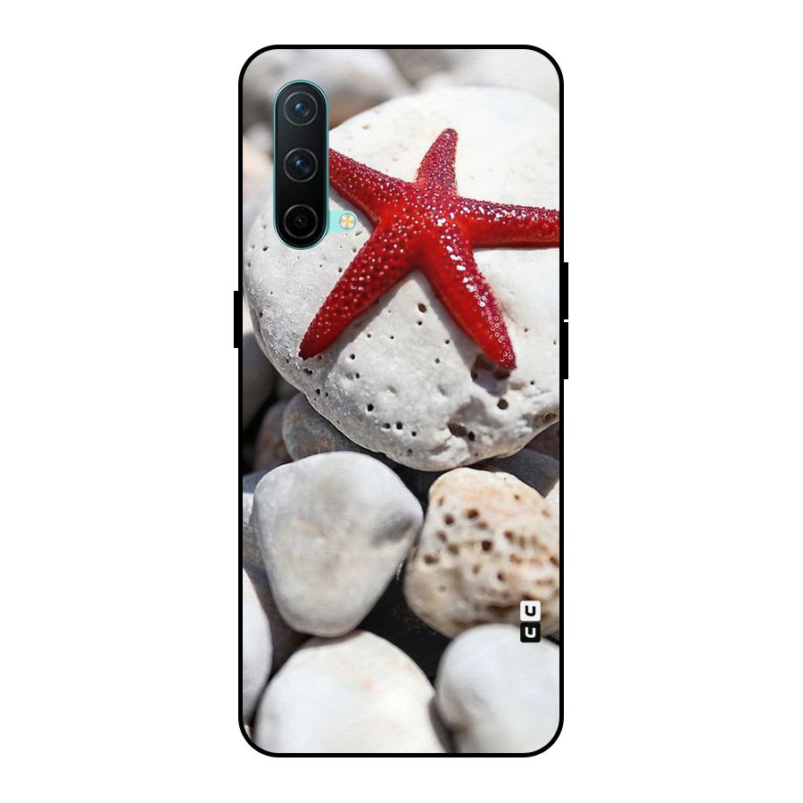 Red Star Fish Metal Back Case for OnePlus Nord CE 5G