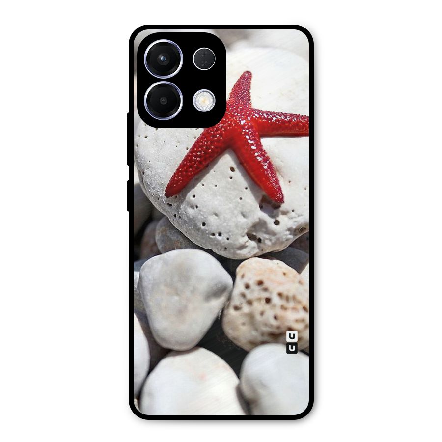 Red Star Fish Metal Back Case for Oppo K13