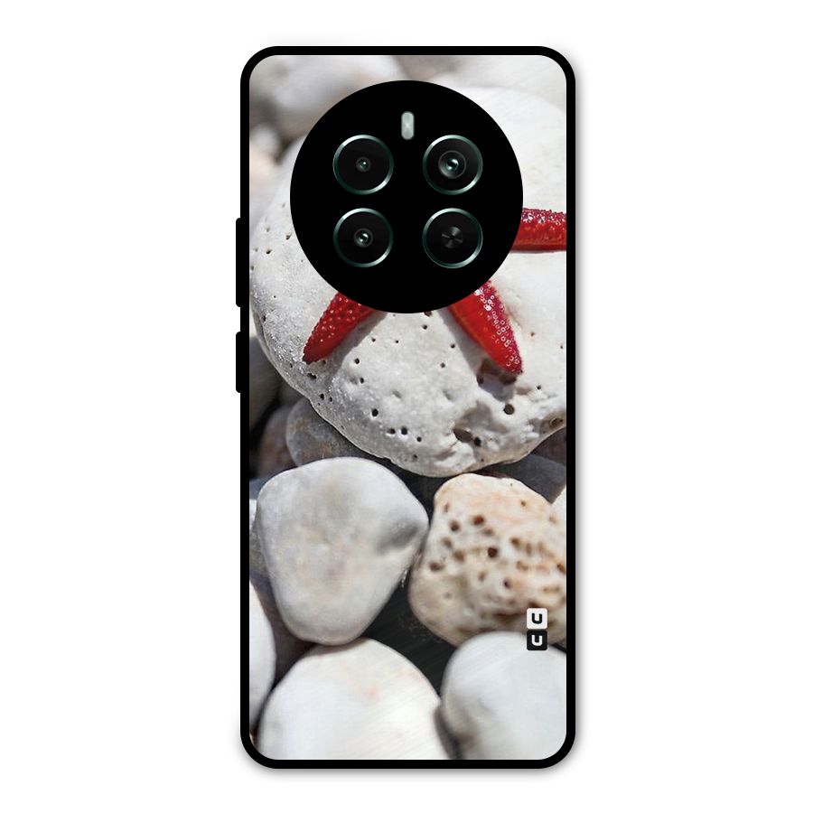 Red Star Fish Metal Back Case for Realme 12 Pro Plus