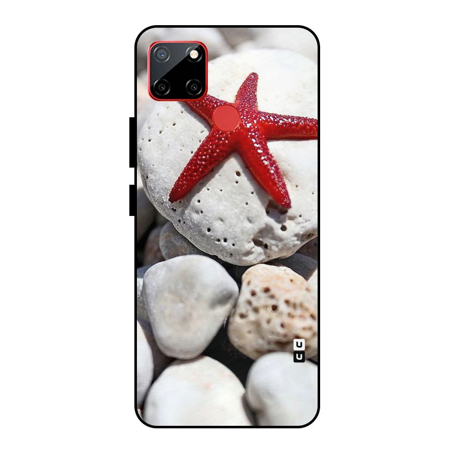 Red Star Fish Metal Back Case for Realme C12