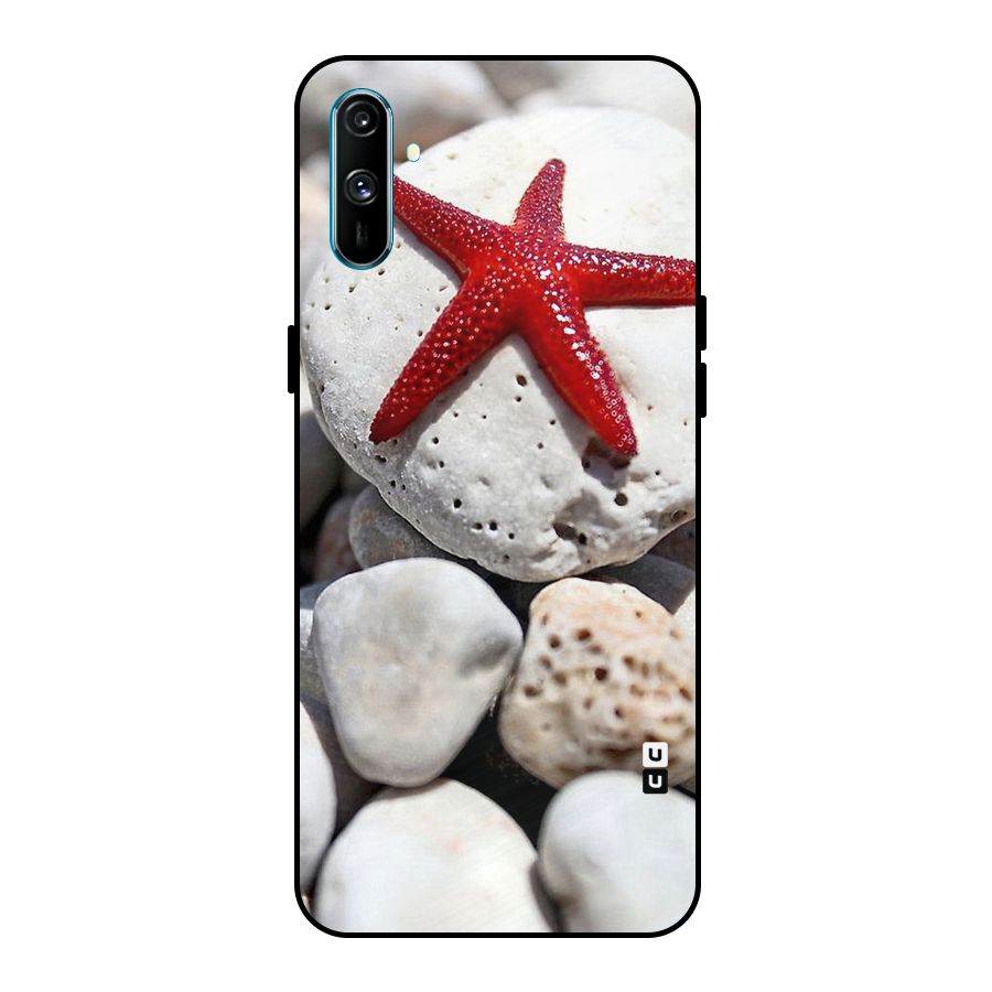 Red Star Fish Metal Back Case for Realme C3