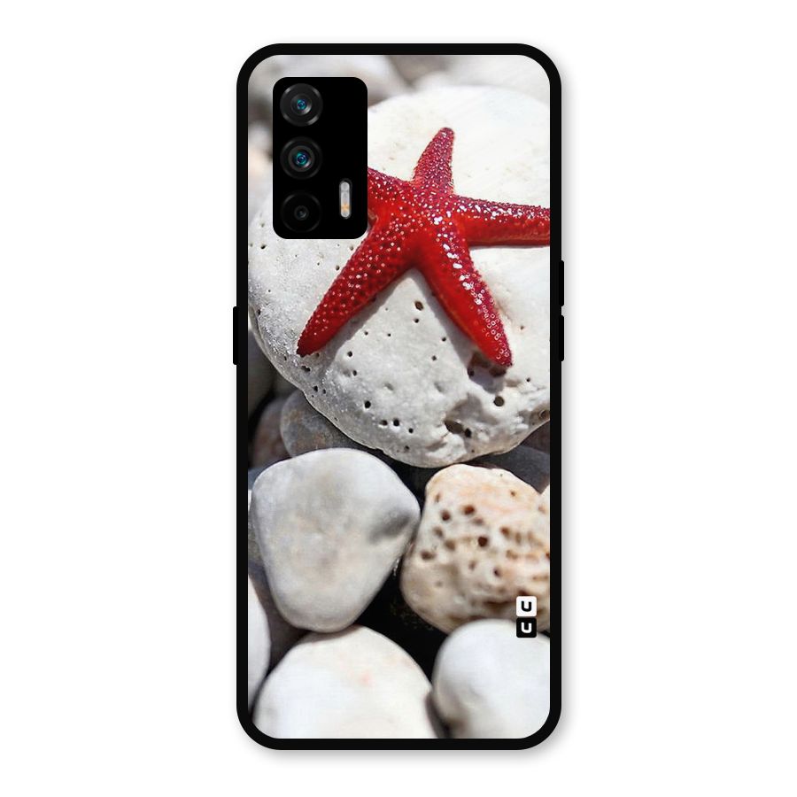 Red Star Fish Metal Back Case for Realme GT 5G