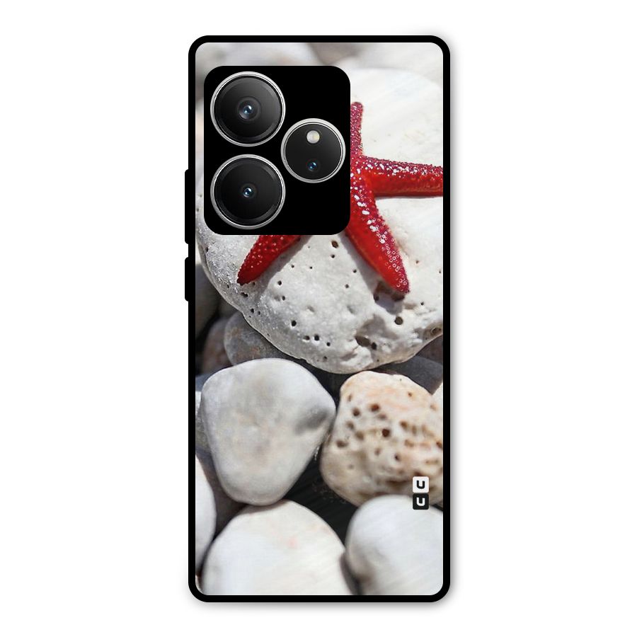 Red Star Fish Metal Back Case for Realme GT 6