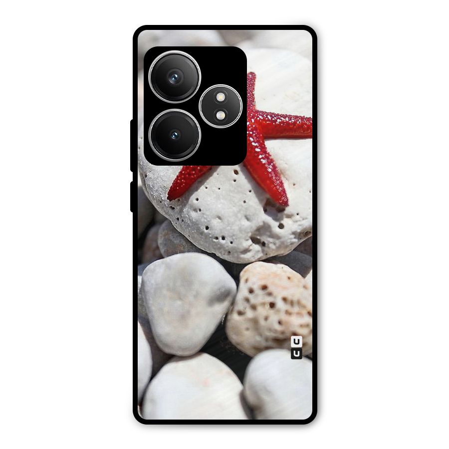 Red Star Fish Metal Back Case for Realme GT 6T