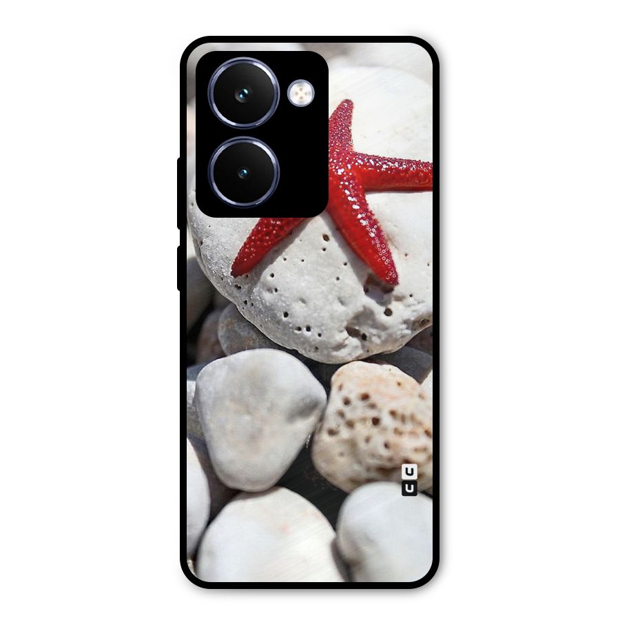 Red Star Fish Metal Back Case for Realme P3 Ultra