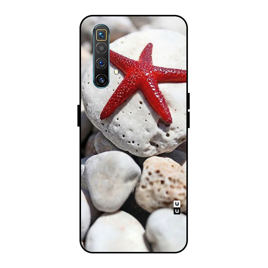 Red Star Fish Metal Back Case for Realme X3 SuperZoom