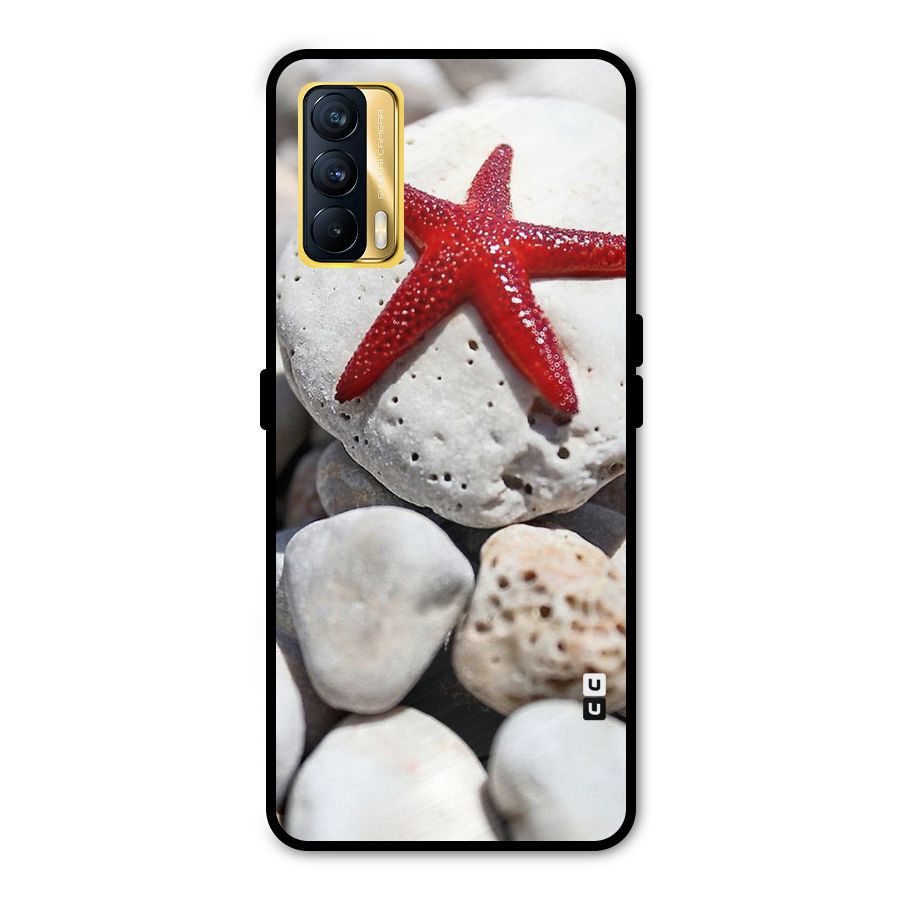 Red Star Fish Metal Back Case for Realme X7