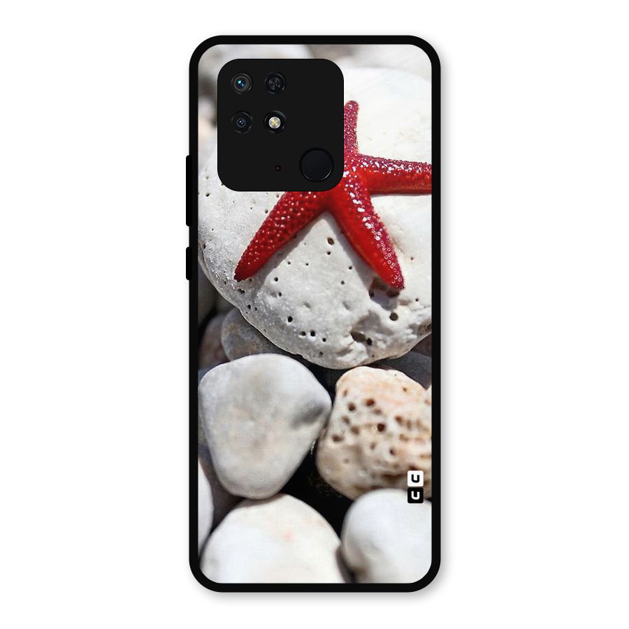 Red Star Fish Metal Back Case for Redmi 10 Power